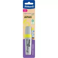 Žymeklis Pelikan Textmarker 490 eco marker kaltinis antgalis Geltona