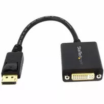 StarTech.com DisplayPort į DVI adapteris - DisplayPort į DVI-D vaizdo keitiklis 1080p - DP 1.2 į DVI monitoriaus / ekrano kabelio adapteris - DP į DVI adapteris su fiksavimo jungtimi