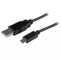 StarTech.com USBAUB50CMBK plonas Micro-USB laidas, USB-A į Micro-USB B, USB 2.0, 0,5 m, M/M, juodas