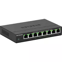 NETGEAR MS308 nevaldomas 2.5G Ethernet jungiklis, 8 prievadai, juodas