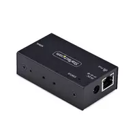StarTech.com 1 prievado nuosekliojo prievado į Ethernet adapteris, 802.3af PoE IP nuosekliojo įrenginio serveris nuotoliniams RS232 įrenginiams, montuojamas ant sienos/DIN bėgio, RJ45 LAN į DB9 nuosekliosios sąsajos keitiklis, TAA