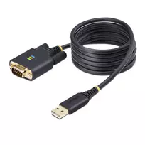 StarTech.com USB į RS232 adapterio laidas, 2 m, USB-A į DB9, FTDI, COM išlaikymas, ESD apsauga
