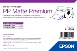 Epson PP matiniai etikečių ritiniai, išpjauti, 105x152 mm, 185 vnt.