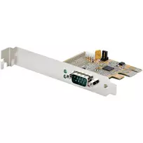 StarTech.com PCIe serijinė kortelė, PCIe į RS232 (DB9), 1 prievadas, 16C1050 UART, standartinis ir mažo profilio laikiklis
