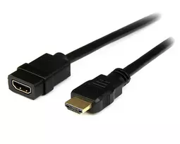 StarTech.com 2m HDMI ilginimo laidas – HDMI vyriškas į moterišką, 4K 30Hz, HDMI 1.4, juodas