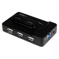 StarTech.com 6 prievadų USB 3.0 / USB 2.0 kombinuotas šakotuvas su 2A įkrovimo prievadu – 2x USB 3.0 ir 4x USB 2.0