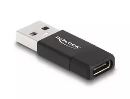 DeLOCK 60001 USB A į USB C adapteris, juodas