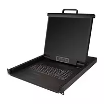 „StarTech.com“ 1U konsolė su 19 colių LCD ekranu, VGA KVM, USB, 1280x1024, 250 cd/m²