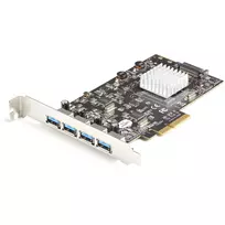 StarTech.com 4 prievadų USB PCIe kortelė - 10Gbps USB 3.1/3.2 Gen 2 Type-A PCI Express plėtinio kortelė su 2 valdikliais - 4x USB-A - USB PCIe papildymo adapterio kortelė - Windows/Mac/Linux