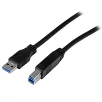 StarTech.com 1 m (3 pėdų) sertifikuotas SuperSpeed USB 3.0 A–B laidas – vyriškas/vyriškas