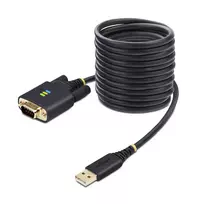 StarTech.com USB į RS232 adapterio laidas, 3 m, USB-A į DB9, FTDI, COM išlaikymas, ESD apsauga
