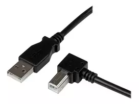 StarTech.com 3 m USB 2.0 A į stačiu kampu B laidas - vyriškas/vyriškas