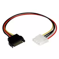 StarTech.com 12 colių SATA į LP4 maitinimo adapterio laidas - F/M, SATA 15 kaiščių, Molex (4 kaiščių), 0,3048 m, Vyriškas, Moteriškas, Tiesus