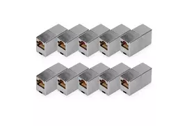 Digitus CAT 5e RJ45 mova jungtis, 10 vnt., auksuoti kontaktai, sidabrinė