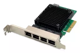 Digitus DN-10136 4 prievadų 2.5 Gigabit Ethernet tinklo plokštė PCI Express Realtek