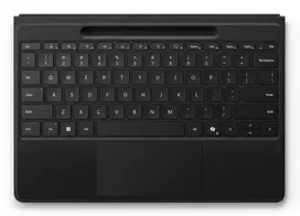 Klaviatūros dangtelis Microsoft Surface Pro Flex – vokiškas išdėstymas, Bluetooth, įmontuota baterija, juoda, suderinama su Surface Pro 11/10/9/8