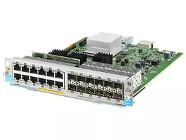 HPE J9989A tinklo jungiklio modulis – 12x PoE+ varis + 12x SFP, Gigabit Ethernet