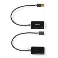 Nedis USB 2.0 aktyvus ilginimo adapteris A Kištukas – A Lizdas 50 m juodas