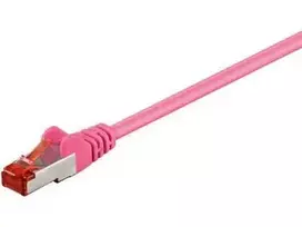 Microconnect SSTP6005PI tinklo kabelis, rožinis, 0,5 m, Cat6 S/FTP (S-STP)
