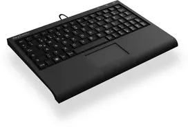 Klaviatūra KeySonic ACK-3410 (DE) biurui USB QWERTZ vokiška juoda