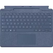Microsoft Surface Pro klaviatūra DE/AT QWERTZ vokiška mėlyna su jutikliniu kilimėliu