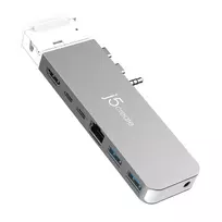 USB stotelė j5create JCD395 4K60 Elite Pro su USB4 ir MagSafe rinkiniu