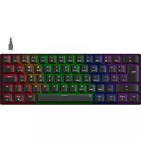 Mechaninė žaidimų klaviatūra Speedlink ATMOS RGB – kompaktiškas išdėstymas, RGB foninis apšvietimas