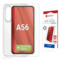 Displex Screen Protector + Dėklas Samsung Galaxy A56, Eco Montavimo Rėmelis, Atsparus Įbrėžimams