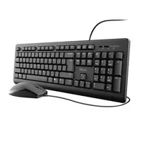 Trust Primo klaviatūra su pele, USB, vokiškas išdėstymas, juoda