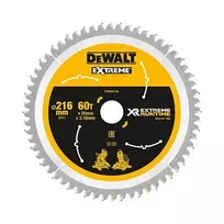 Pjūklo diskas DeWALT XR FlexVolt 216 mm x 30 mm 60T
