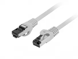 Tinklo kabelis LANBERG Cat8.1 S/FTP (S‑STP) RJ-45–RJ-45 pilkas 3 m