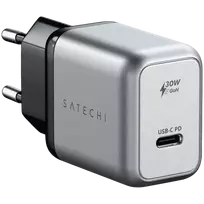 Satechi ST-UC30WCM-EU – universalus AC sieninis kroviklis su 1× USB-C, juodas/sidabrinis