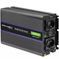 QOLTEC Monolith 4000 MS Wave keitiklis 12V į 230V 2000/4000W su USB