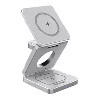 Belaidė įkrovimo stotelė BlitzWolf BW-IW30 3-in-1 greitasis įkrovimas iPhone ir Samsung, 3 įrenginių belaidis įkrovimas