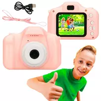 Vaikų skaitmeninis fotoaparatas Extralink H20 Pink 1080P 30fps 2,0 colio ekranas