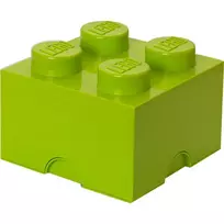 LEGO Storage Brick 4 Šviesiai Žalia, Dėžutė Daiktams Žalia