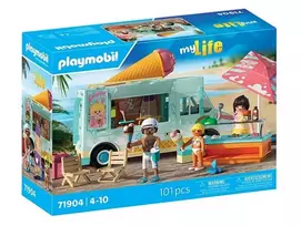 PLAYMOBIL Ledų furgonėlis ir banglenčių parduotuvėlė 71904 su figūrėlėmis