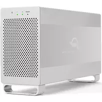 OWC Mercury Elite Pro Dual White – išorinis HDD dėklas 2× 3.5 colio SATA diskams, RAID 0/1/SPAN, USB Type‑B