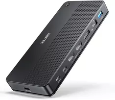 Docking stotelė UNITEK D1103A01 USB4 laidinė juoda 100W Power Delivery