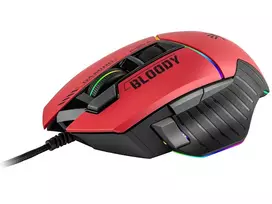 Žaidimų pelė A4Tech Bloody W95Max – dešinei rankai, laidinė USB, 12000 DPI, 1 ms, 250 ips, 50M paspaudimų, 146 g