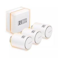 Netatmo rinkinys: išmanus termostatas + 3 papildomi išmanūs radiatorių vožtuvai