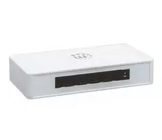 Manhattan 5 prievadų Gigabit Ethernet tinklo jungiklis, stalinis, plastikinis, IEEE 802.3az (energiją taupantis Ethernet), trejų metų garantija, dėžutėje