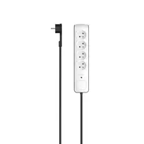 Hama P2223761 ilgintuvas 1,5 m 4 kištukiniai lizdai Vidaus patalpoms Juoda, Balta