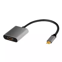 LogiLink CUA0103 USB 3.2 Gen1 Type-C į HDMI-A laidas 0,15 m juodai pilkas