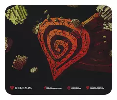 GENESIS Ancient Stone, įvairiaspalvis, paveikslėlis, audinys, guma, žaidimų pelės kilimėlis