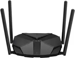 Stalinis maršrutizatorius MERCUSYS MR85X AX3000 dviejų juostų Wi‑Fi 6, 3000Mbps, 4 antenos, 3 Gigabit LAN prievadai, juodas