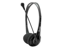 Ausinės Equip Chat Headset laidinės, lankeliu, skambučiams ir muzikai, juodos