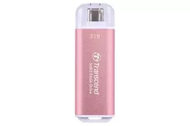 Išorinis SSD diskas TRANSCEND TS2TESD300P 2TB USB Type-C, iki 1050/950MB/s, mėlynas aliuminis