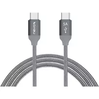 USB-C laidas Nevox 1654 USB 2.0 2m pilka sidabrinė