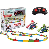 CARRERA RC stalo lenktynių rinkinys Mario 370430015 – 2,4 GHz nuotolinio valdymo Mario ir Luigi